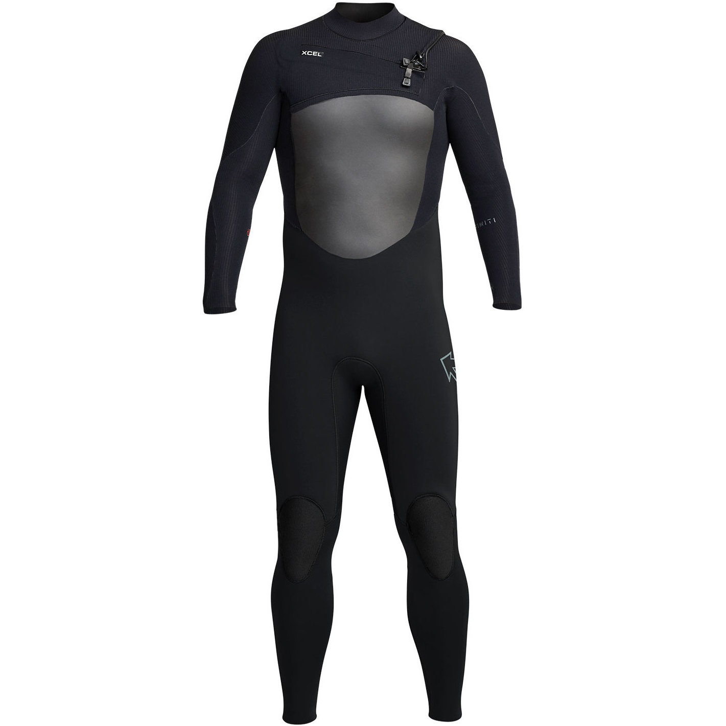 Xcel Mens Infiniti X2 4/3mm Chest Zip Wetsuit MQ433Z20 - Black